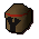 Bronze med helm