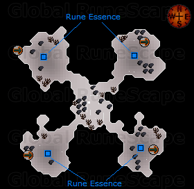 Rune Essence Mining map