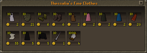 Thessalia's Fine Clothes