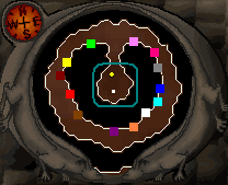 Map of the inner area of the abyss