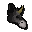 Black unicorn mask