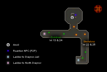 Map of the Draynor Sewers