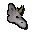 White unicorn mask