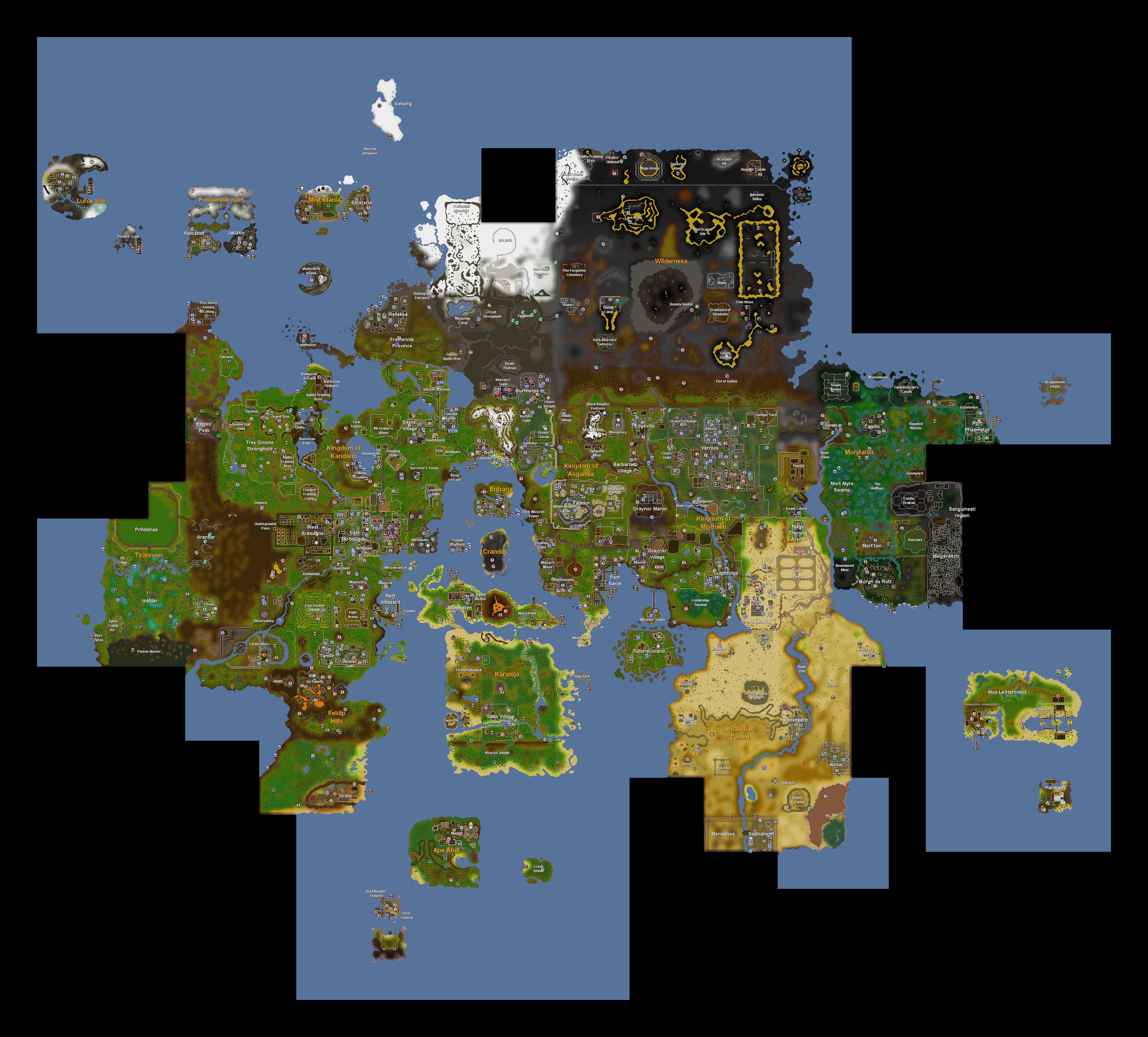 RuneScape World Map